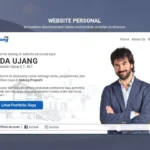 Website Personal Modern untuk Portofolio dan Branding Pribadi