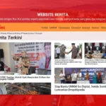Website Berita Profesional dengan Desain Modern dan SEO Optimasi