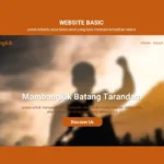 Tampilan desain responsif Paket Website Basic dengan halaman profesional untuk bisnis kecil atau individu