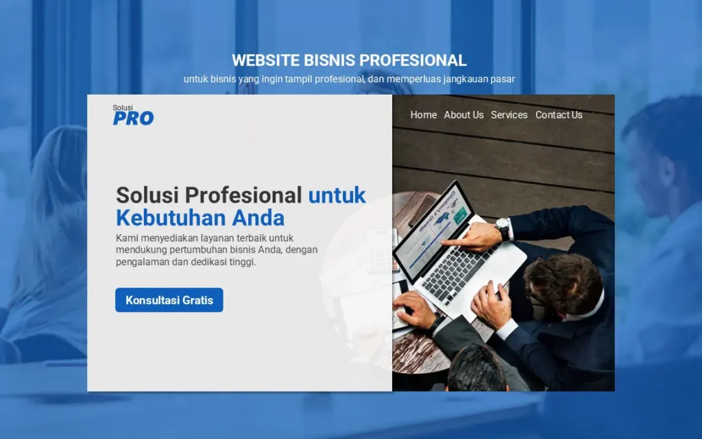 Desain Website Bisnis Profesional untuk Perusahaan Modern