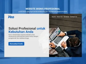 Desain Website Bisnis Profesional untuk Perusahaan Modern